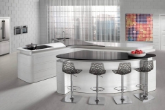 Levantina Cocina Caesarstone Fair Lady And Black Knight